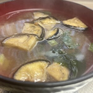 「カニみそ入りお味噌汁」　　　♪♪